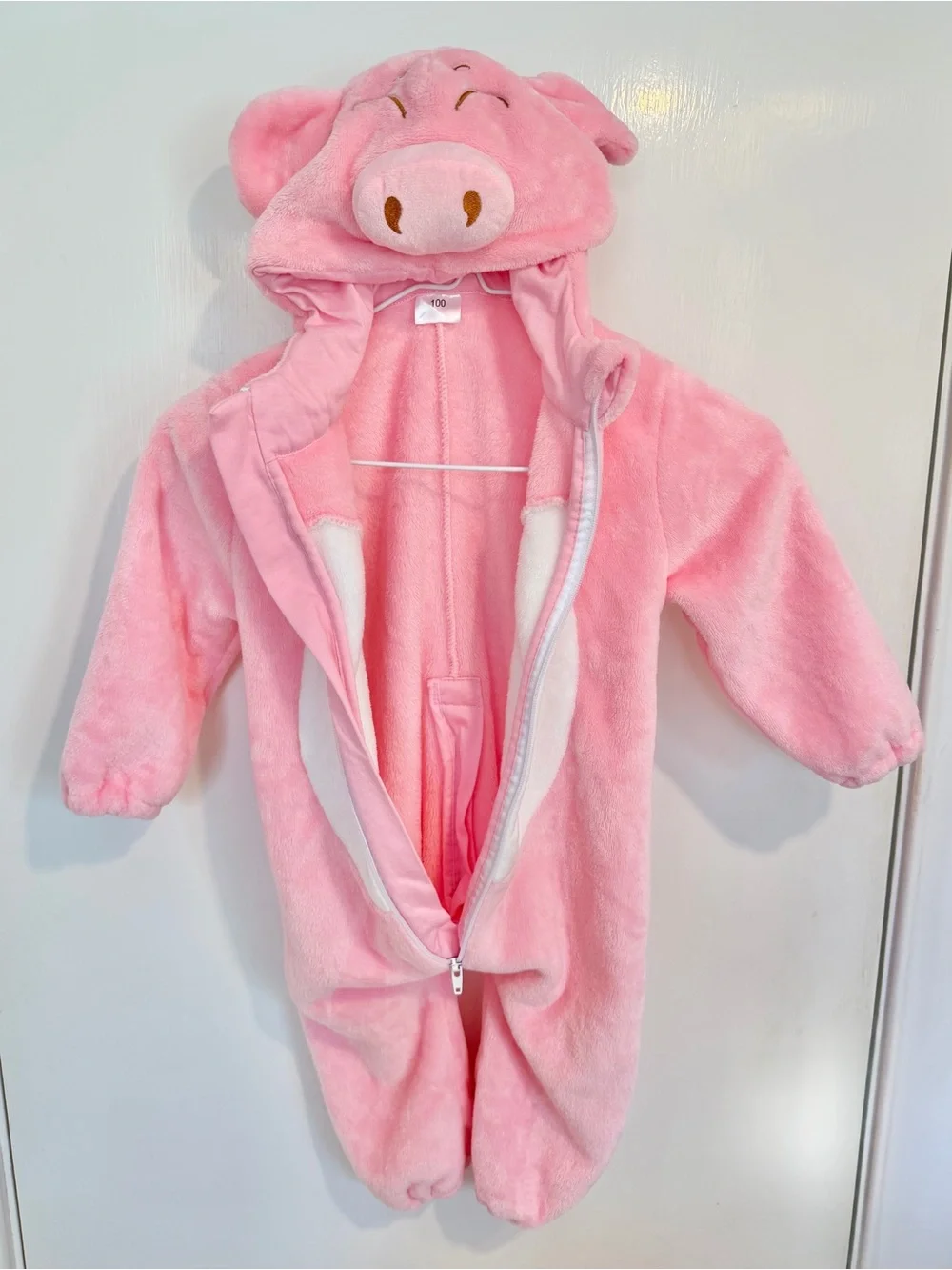 Toddler Pink Pig Halloween Costume Onesie